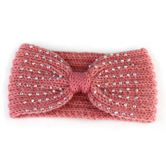 Winter Ear Warmer Headband Women Fashion Elastic Wool Knitted Headband Head Wrap Hairband Girls Elegant Hair Band Accessories