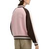 Fila Fashion Casual Knitted Long Sleeve Baseball Jacket Women Jacket Smoke-Pink F11W519501FPK