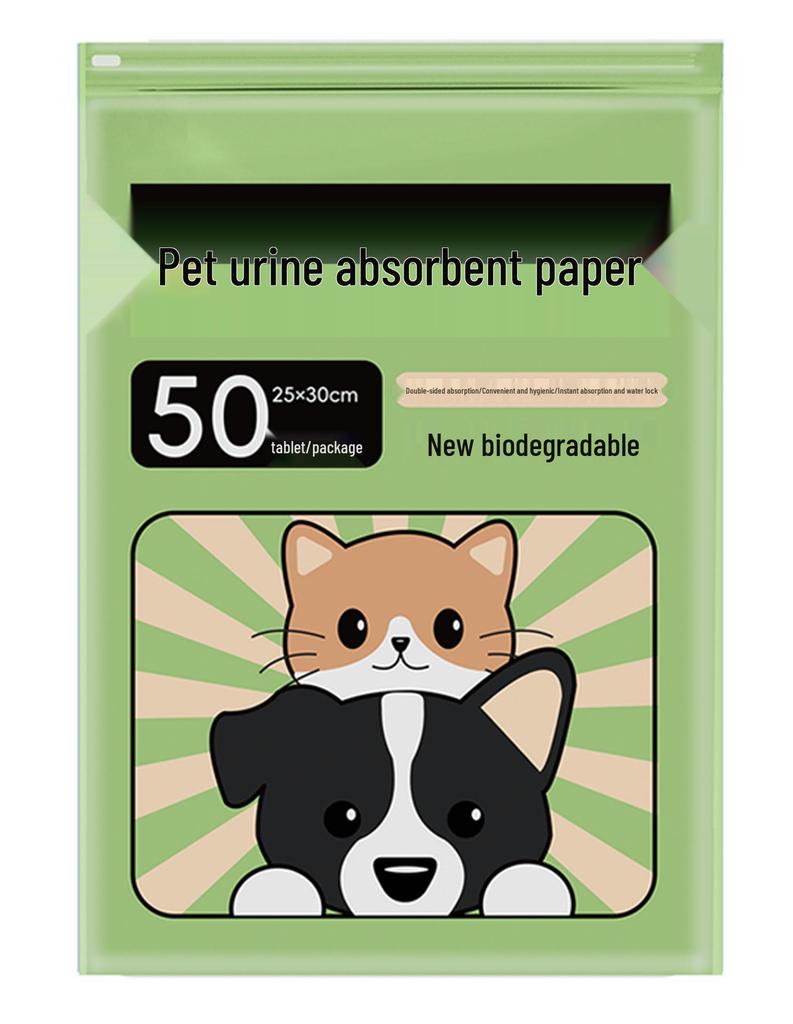 Duftende Schnelltrocknende Saugpads für Hunde und Katzen - Deodorierendes Urinpapier und Wischtücher