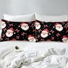 Cartoon Santa Claus Down Comforter Set Bedding Set 3-piece Duvet Cover Set