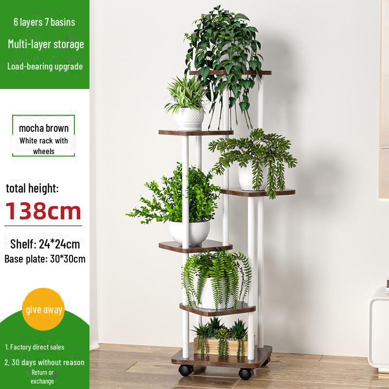 Cross-Border Multi-Layer Indoor Flower Rack for Living Room or Balcony