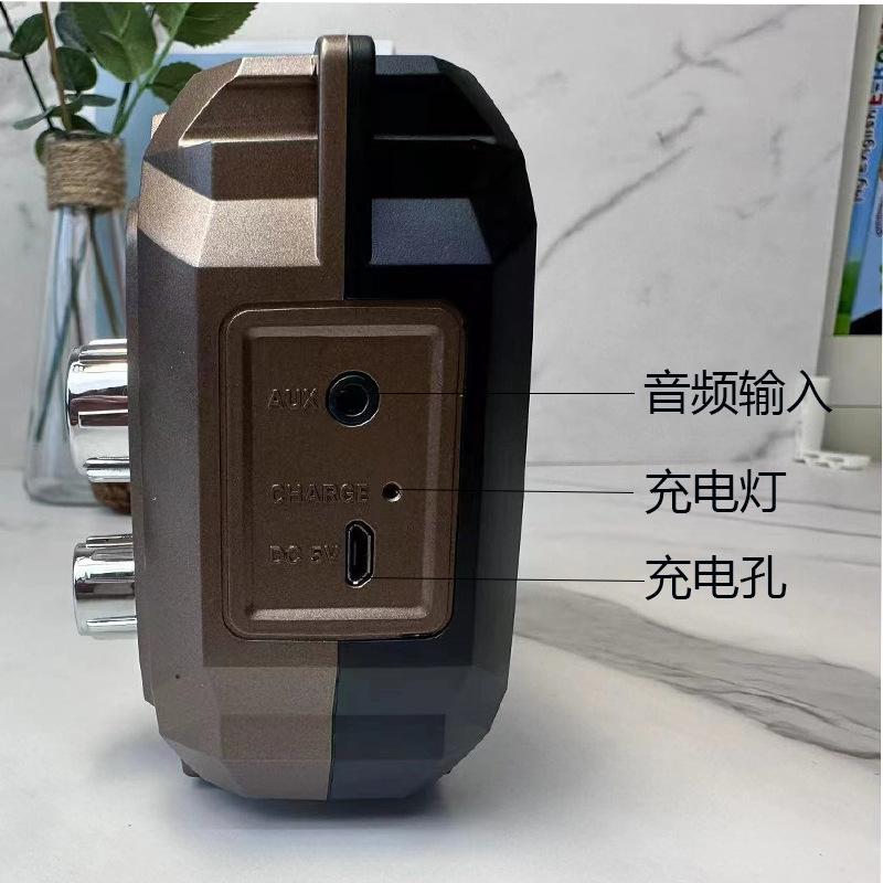 FM AM SW Radio Emergency Radios Receiver Solar Charging Hand Crank Radio Bluetooth 5.2 Support TF USB Outdoor Emergency Radio