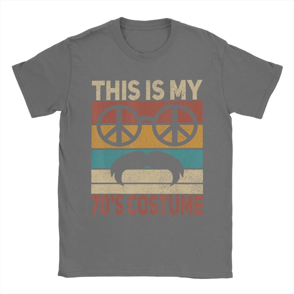 This is My 70s Costume 70 Styles Unisex 70's Disco 1970s T-Shirt Summer  Fashion T Shirts Unisex Tees Short Sleeve Vintage Tshirt