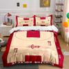Houston Rockets Basketball Court Design Bedding Set (1 duvet cover, 2 pillowcases, duvet not included) sofas