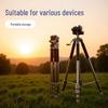 Portable Universal Tripod for Cameras and Phones: Ideal for Photography, Live Streaming, and Outdoor Use.
