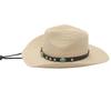 Panama Straw Hat Western Cowboy Men And Women Travel Sunscreen Sunshade Warped Edge Hawaiian Beach Sun Hat