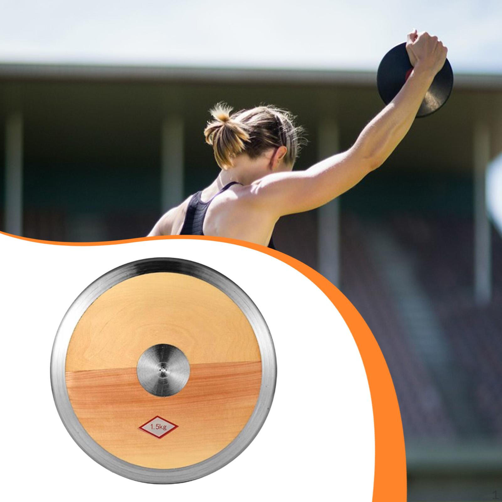 Многофункциональный соревновательный деревянный тренировочный диск для легкой атлетики для спортсменов, профессионалов, высокого уровня 1.5kg