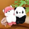 Panda Monkey Panda Bracelet Plush Toy with Clap Circle Dinosaur Plush Bracelet Toy  Children Gift