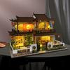 Diy Hut Antique Xixi Flower Room Wooden Hand-Assembled Building Large Villa Toy Creative Gift