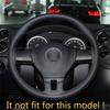 Car Steering Wheel Panel Sticker Cover Trim Fit For VW Golf MK6 Passat B7 CC EOS Tiguan Jetta Touran Caddy Sharan Accessories