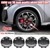 For BMW M 7Pcs Full Black Carbon Fiber Pattern Emblem Set for BMW Hood Trunk Wheel Steering Badge 82mm 74mm 68mm 56mm E90 F10 F30 Tuning