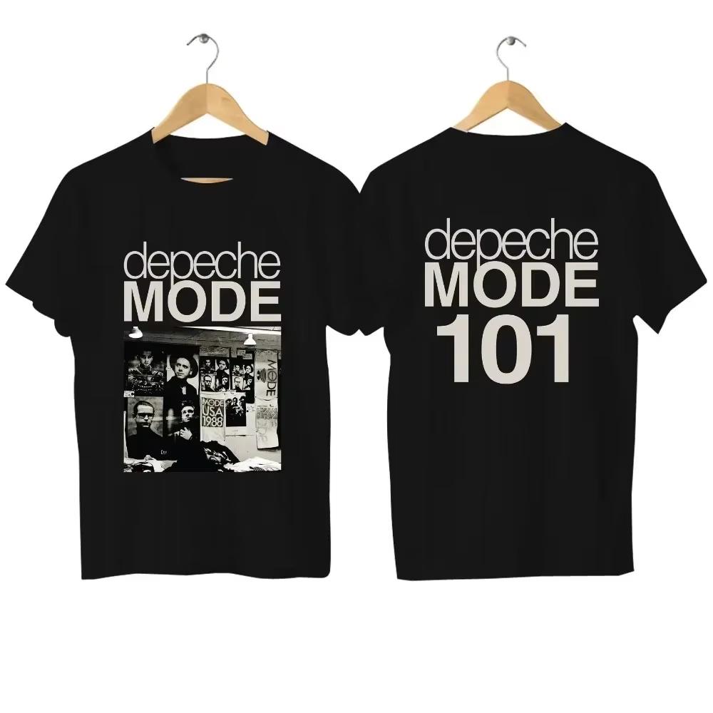 NewY2k Harajuku Goth Vintage T Shirt Depeche Negative Skull Mode Cotton T-shirt Graphic Sport Tops Clothing Streetwear Tops 2026