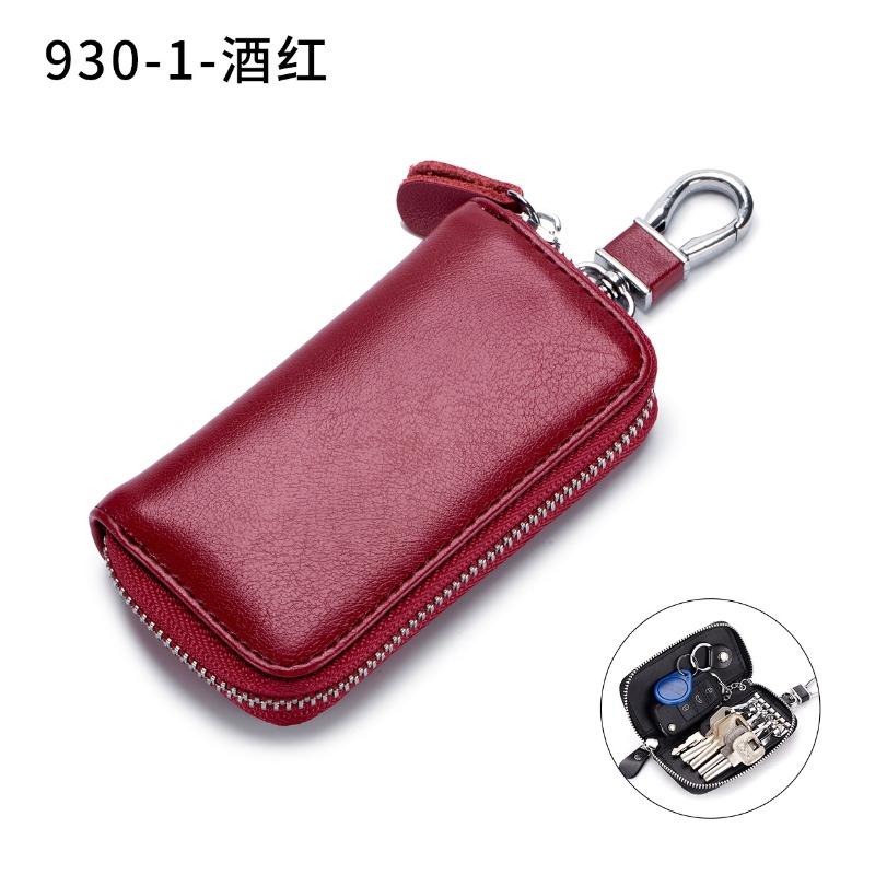 

Key Bag Men s Leather Zipper, Wholesale Key Bag Cowhide General Motors Multifunctional Home Key Bag Women