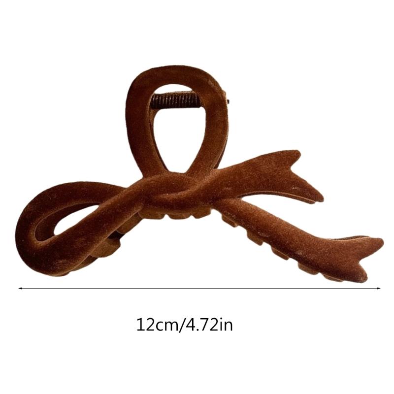 Soft Ribbon Bowknot Hair Clip for Women and Girls Fashionable and Versatile  Headwear Crab Hair Clips Hair Accessory