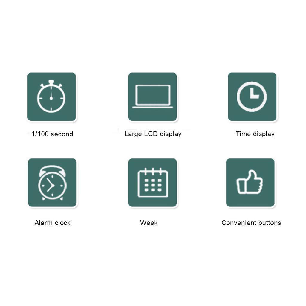 Referee Digital Stop Watch Timer Waterproof Multi Functions 140mAh Sports Stopwatch Timer for Running Racing