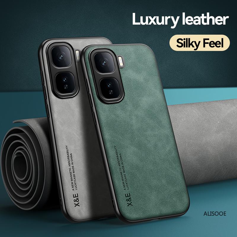 Luxury Leather Funda for VIVO iQOO Neo 10 Case Ultra Thin Car Magnetic Protection Cover for iQOO Neo10  Shockproof Capa