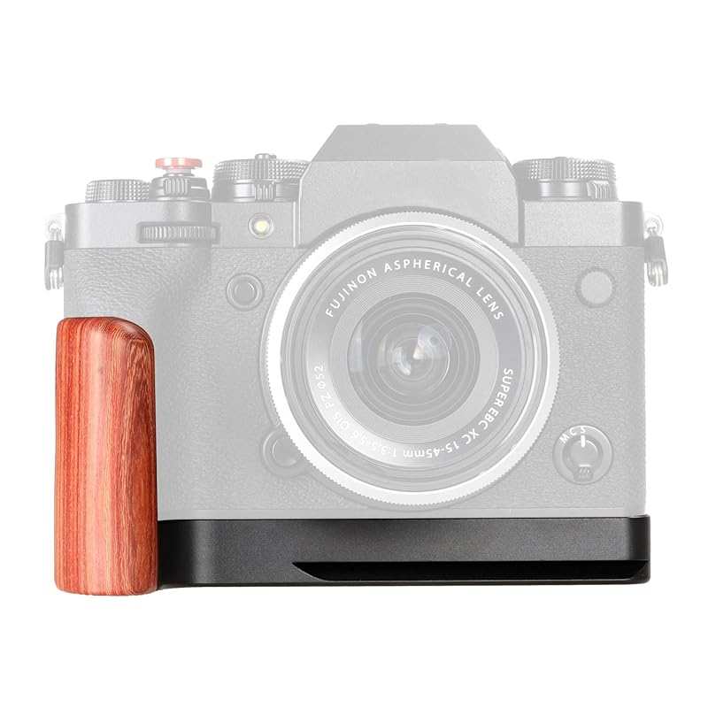 

WEPOTO Fujifilm Hand Grip Metal Redwood Wood for X-T4 GP-XT4