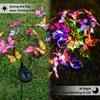 Solar Led Butterfly Flower Light Lights For Outdoor Garden Waterproof Lawn Ground Pathway Stake Lamp Decor Yard Ip65 Panel Fence