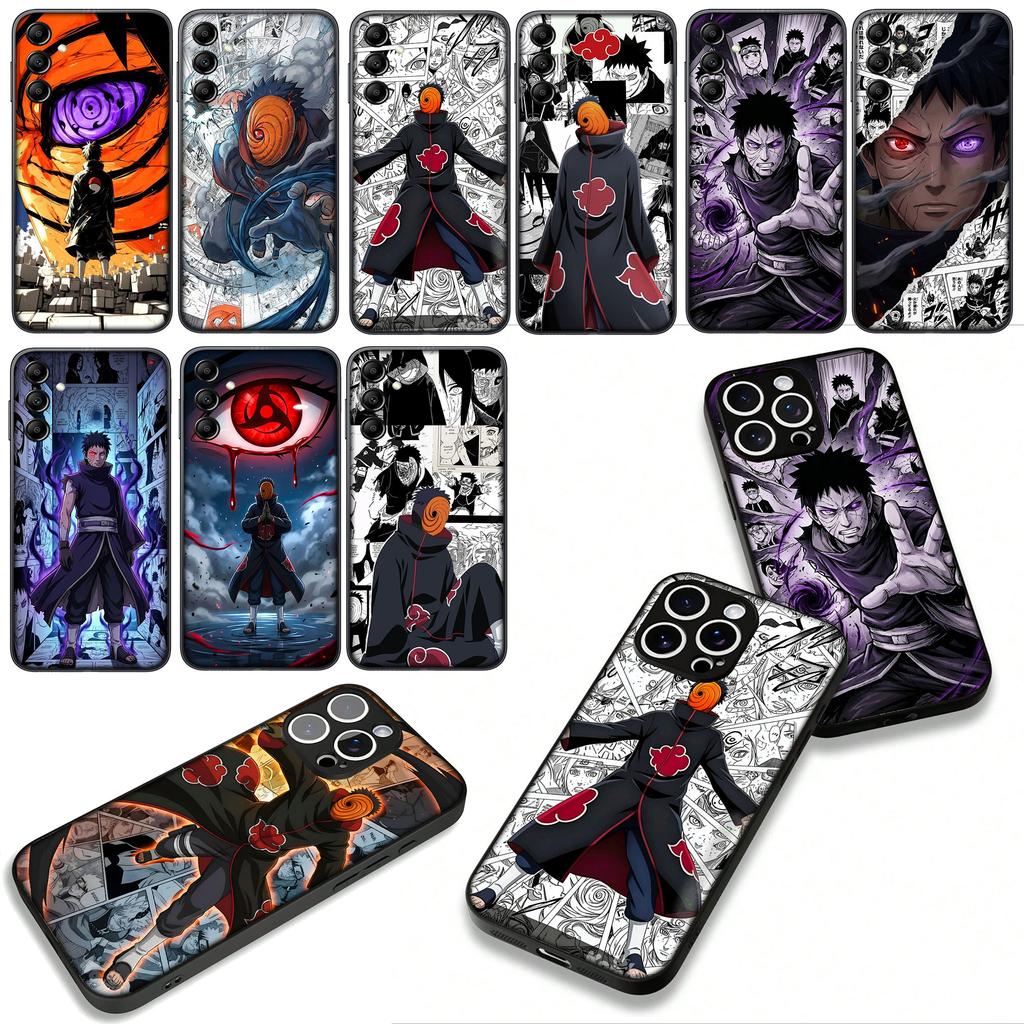 Anime Obito Narutos Uchiha Tobi Case for Samsung Galaxy A25 A37 A57 A12 A14 A31 A41 A50 A51 A70 A71 A72 A21S M15 Note 20 9 8 10