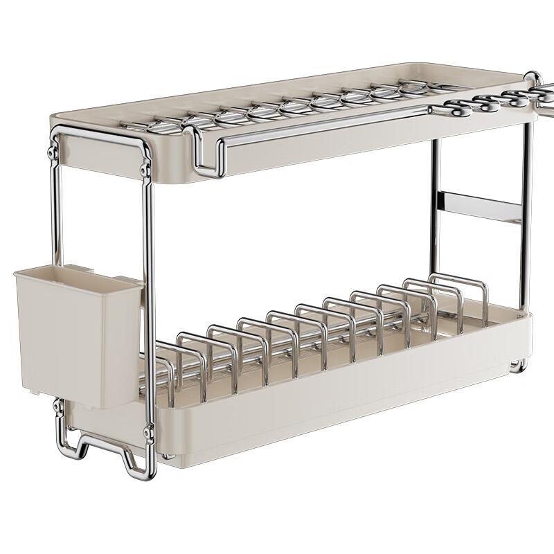 

OEM/ODM Kitchen Dish Storage Rack, Bowl Drainer, Chopstick Organizer, Utensil Storage Box, Complete Set of Kitchen Tools білий