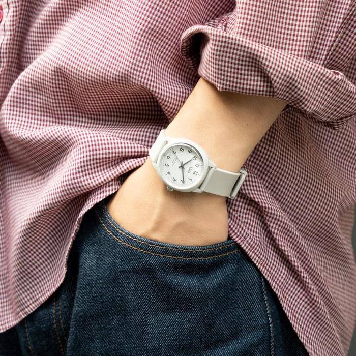 [Citizen Q&Q] V52A-502VK Watch, 100m Water Resistant, Gray