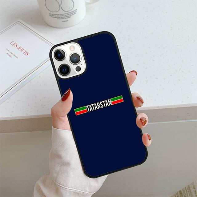 Tatarstan Flag Phone Case For iPhone 17 Air 14 15 16 13 12 Max Cover For Apple 14 15 16 11 Pro Max 6S Plus Coque