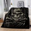 Pirate Skull Pattern Pattern Flannel Blanket Warm And Comfortable Blanket Gifts For Family And Friends Skin Friendly And Soft Sl