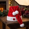Creative Adult Holiday Apparel Animated Naughty Santa Hat for Adults, Funny Singing Dancing Christmas Cap, Soft Hats Adults Velvet Party Hat, Gag Gift