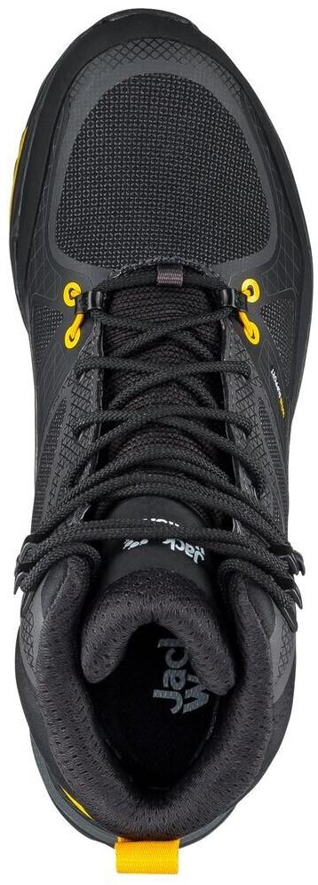 Обувь для треккинга Jack Wolfskin Force Trekker Texapore Mid (4048602) black/burly yellow XT