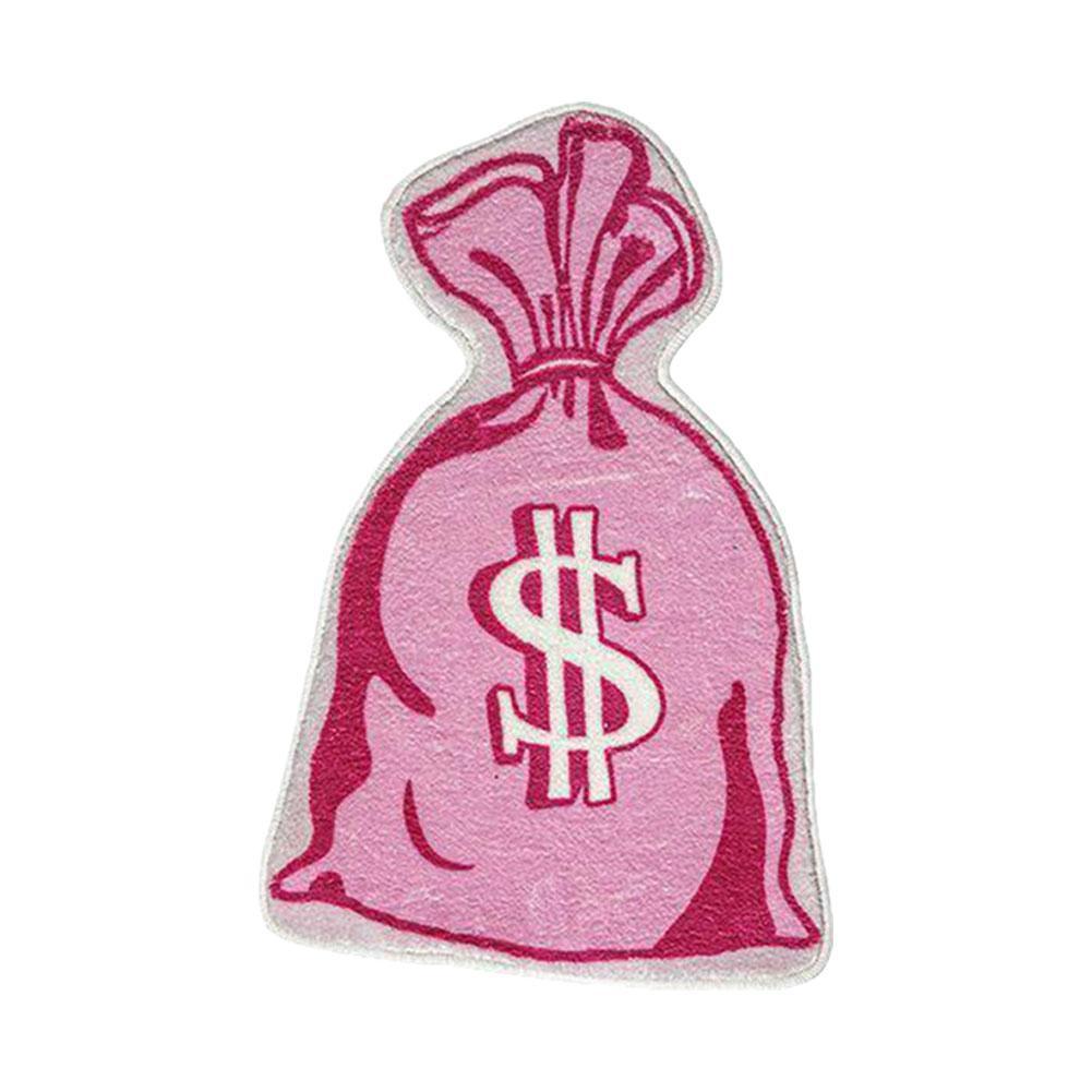 Money Shaped Carpet Creative Personality Imitation Irregular Money Mat Rug Cashmere Door 100 Fl Z2Q0