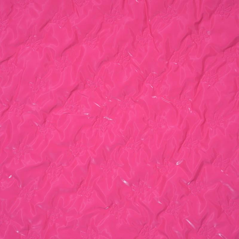 

100x137cm Embossed PU Fabric Matte Down Jacket Waterproof Fabric for Luggage Apparel Sewing Fabric Cloth for Diy Material 100x137cm