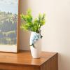 Handgefertigte Pfingstrosen Keramikvase, Dekorativer Blumenvasen im chinesischen Stil für Wohnzimmer & Büro Heimdekoration