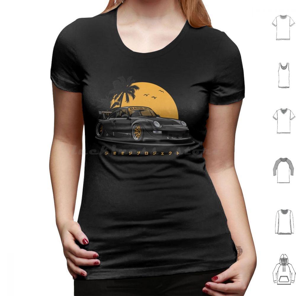 Rwb 993 Special Color Edition BlackGold Exclusive T Shirt 6xl Cotton Cool Tee Automotive Car Vehicle Sports Fast Speed