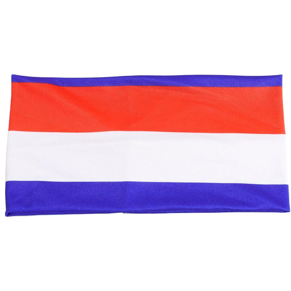 Football game headscarf national flag pattern sports headband elastic wide edge headband men's and women's yoga headband