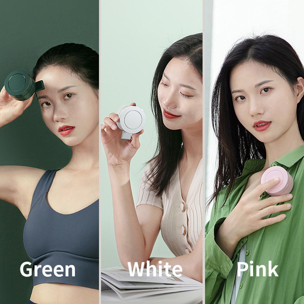 Portable Mini Waist Fan with 3 Speeds Shirt Fan Rechargeable Personal Body Fan for Outdoor Work Hiking Travel Handheld Fan