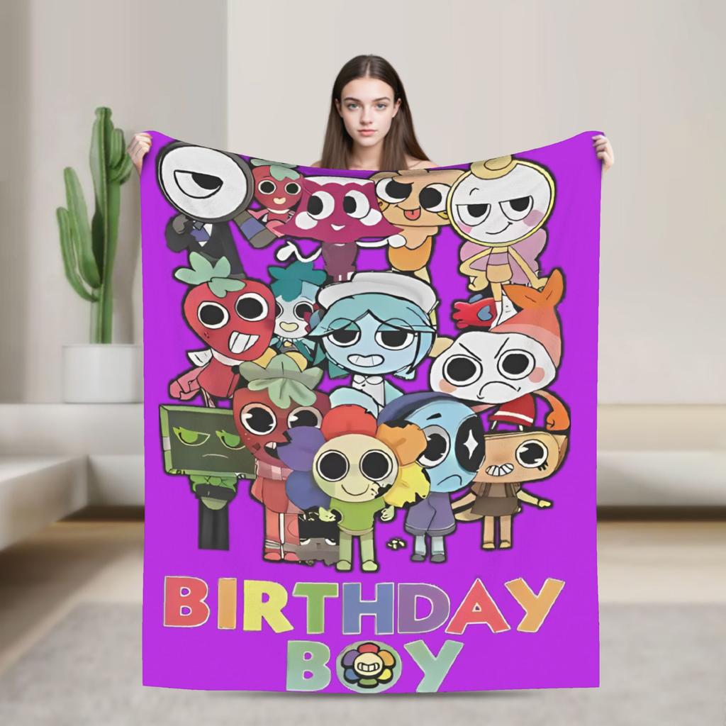 Dandy's World Soft Warm Blanket Goob  Children Plush Throw Blanket Street Trend Living Room Flannel Bedspread Sofa Bed Cover