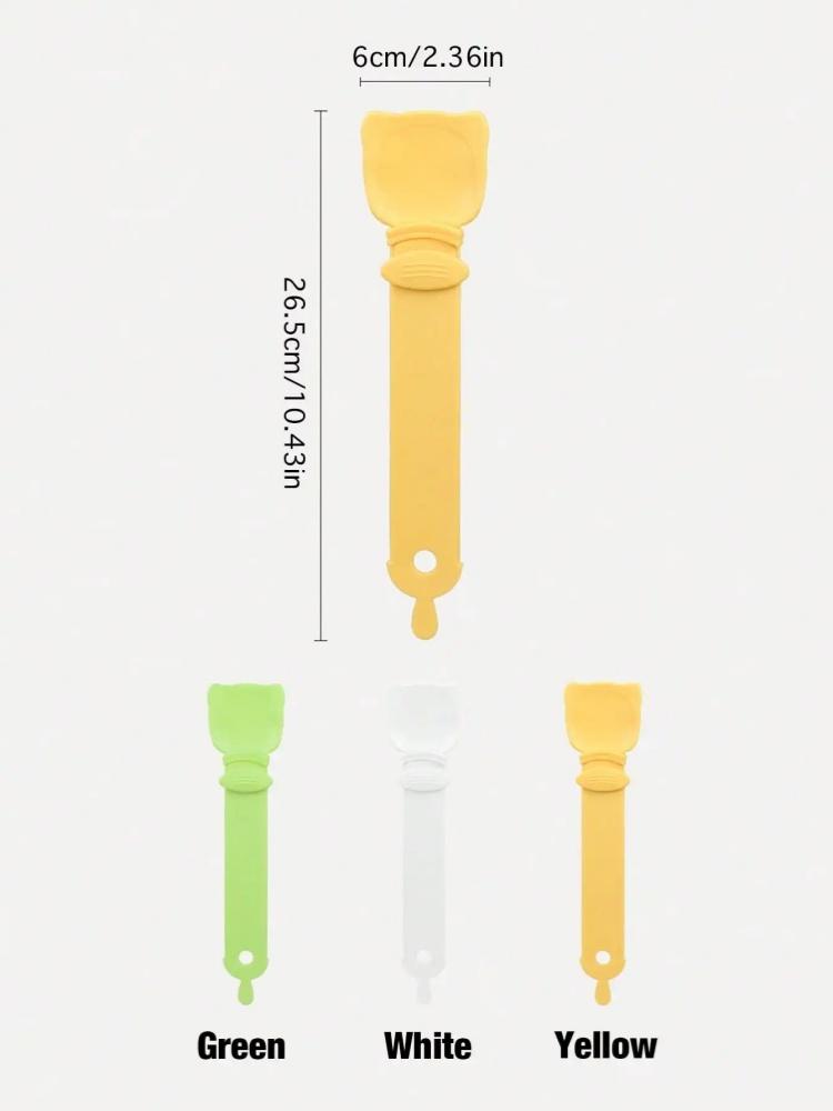 Cat Strip Feeder Spoon Long Handle Cat Food Strip Squeezer Pet Meat Mud Food Squeeze Treat Dispense Spoon For Cats Pet Supplies