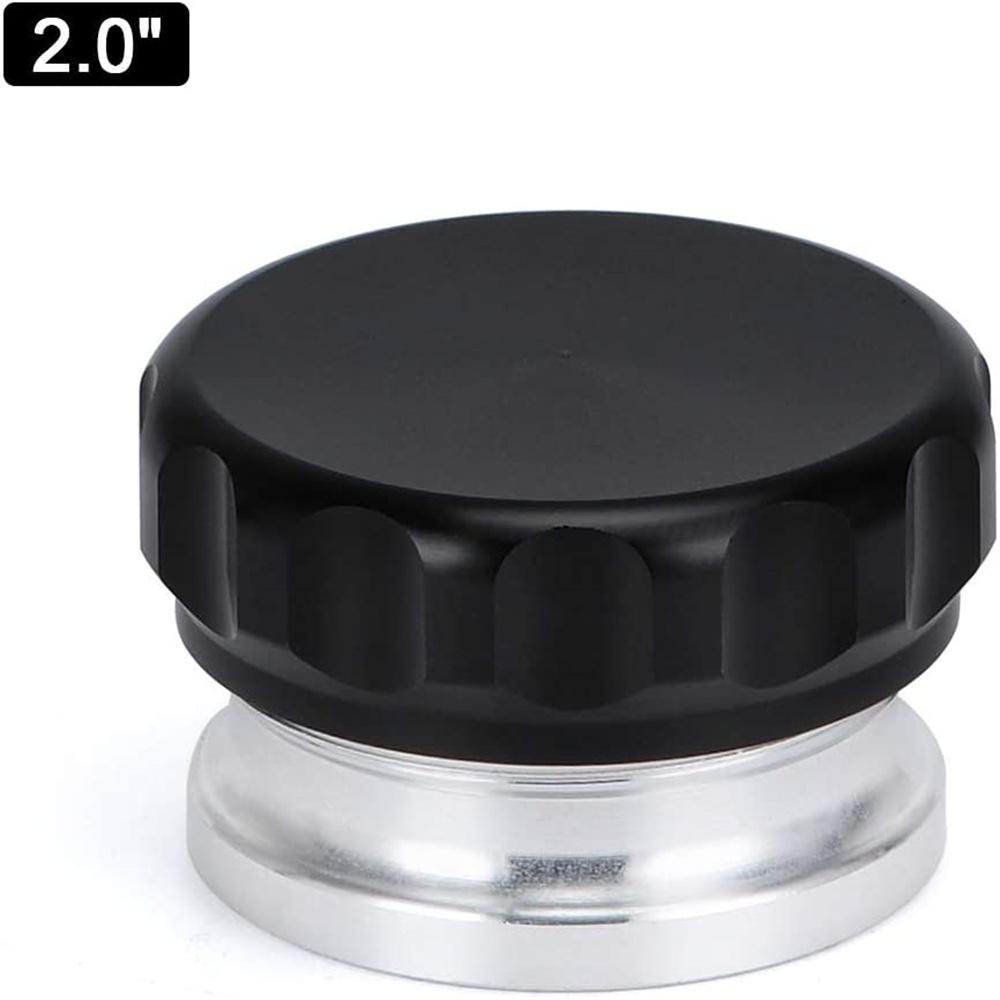 2" 50.8mm Black Aluminium Alloy Weld On Filler Neck And Cap Oil Fuel Water Tank