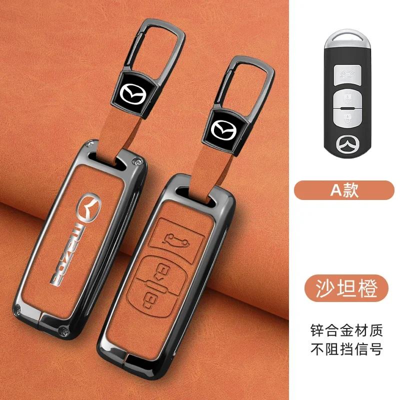 

2025 Hot Zinc Alloy Car Remote Key Case Cover Shell Fob For Mazda 2 3 5 6 BL BM GJ Atenza Axela Demio CX-3 CX3 CX-5 CX5 CX7 CX-7