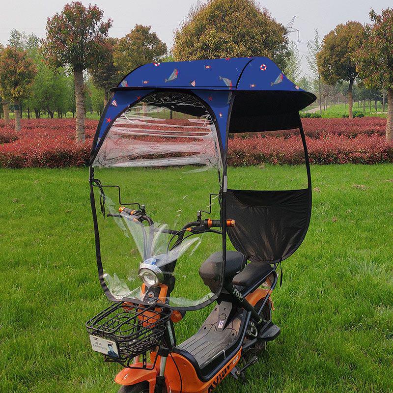 Kompaktes Elektrofahrrad-Verdeck: Verdickte Sonnen-, Regen- und Windschutzhülle