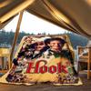 1pc Hook Movie Poster Outdoor Flannel Blanket Gift For Boys Girls Adults, Family Friends