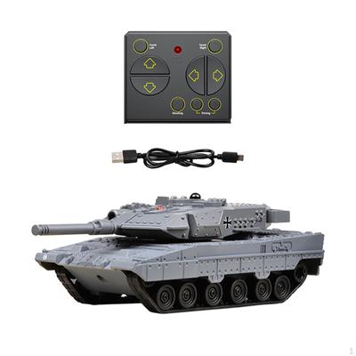 RC Battle Tank Remote Control Durable Model Vehicle Toy for Boys Girls
