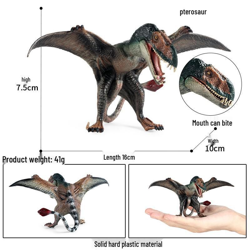 Children's Dinosaur Toy Set: King Kong, Tyrannosaurus Rex, Aurochs, Pachycephalosaurus, Spinosaurus, Therizinosaurus Model.