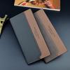 Men's Long Patchwork Leather Wallet: Stylish, Thin, Multi-Card Holder with Money Clip - Youthful Design