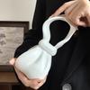 Wind Bow Shape Ceramic Cup Design Sense Color Glaze Girls Gift High Value Couple Cup