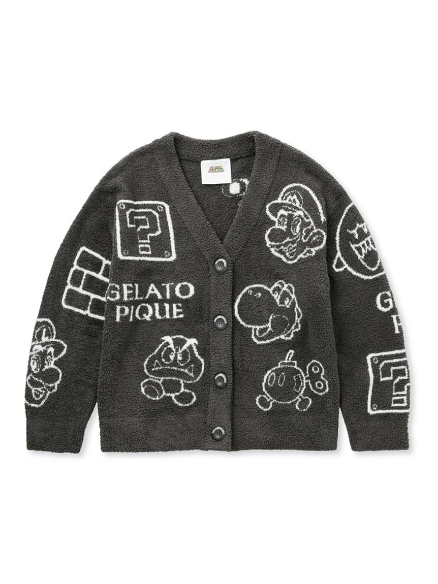 

Жаккардовый кардиган Super Mario Baby Moco Assorted PWNT241044 DGRY [Gelato Pique] [Женский]