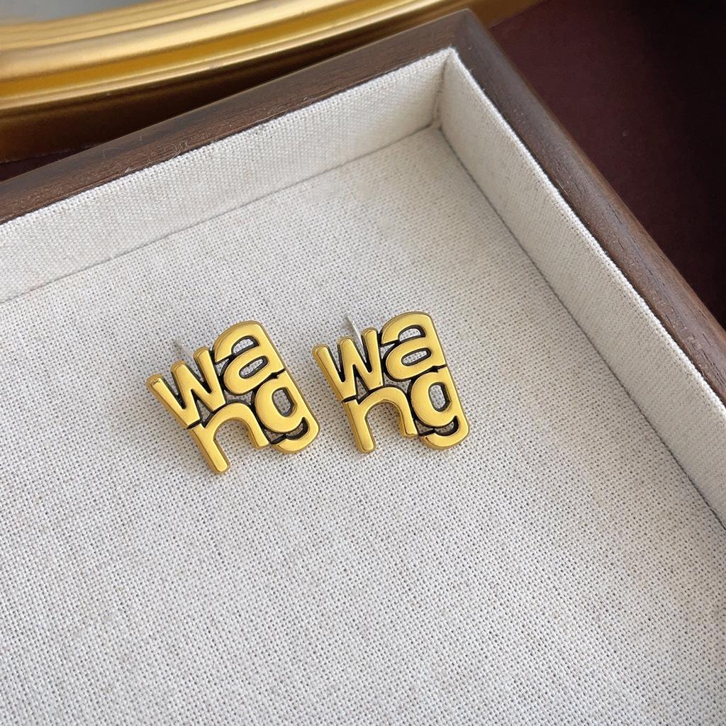 Boucles d'oreilles géométriques vintage en perles pour femmes - Style rétro de Hong Kong, luxe léger, sensation haut de gamme