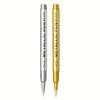 4pcs Set of Golden and Silvery Permanent Markers- Waterproof, Suitable for DIY Crafts, Resin Art, and Office Supplies, Model Building Painting Tools
