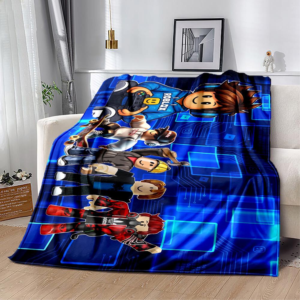 Roblox 37 Blanket Comfortable Great for Office Bedding Bed for All Occasions Playful Design Gifts For Family Or Friends