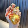 Blessing Bag Wealth God Voice Keychain Chinese New Year God of Longevity Pendant  Car Key Pendant
